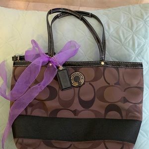 Coach Brown Signature Canvas